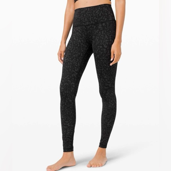 Lululemon Wunder Under High-Rise Tight 28" Luxtreme Wild Thing Camo Deep Coal - Picture 1 of 11
